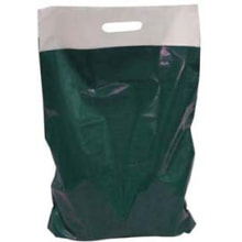 Grifflochtaschen grün 35x50+8 cm 20 Stück