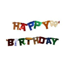 Buchstabenkette Happy Birthday 2m