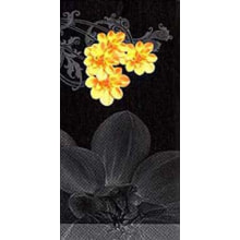 Ti-Flair Buffet Modern Flower black, 33cm