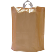 Schlaufentragtaschen beige, 45x52+10 cm 20 Stück