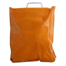 Bügeltragtaschen orange, 31x34+7cm, 10 Stk.