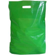 Grifflochtaschen hellgrün 36x45+10 cm 20 Stück