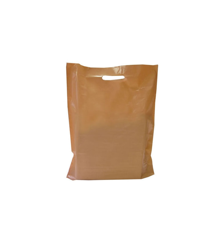 Grifflochtaschen beige 35x40+8 cm 20 Stück