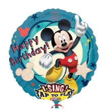 Musikballon Happy Birthday Mickey, 71cm