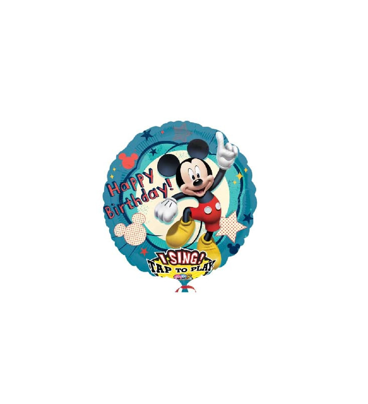 Musikballon Happy Birthday Mickey, 71cm