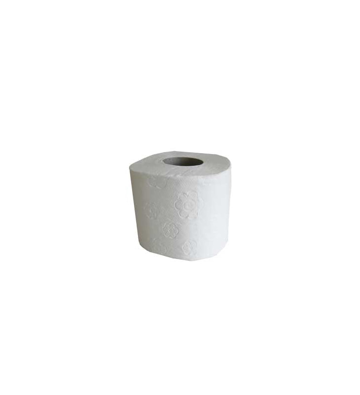 Toilettenpapier weiss, 3-lagig, 8 Rollen