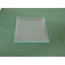 Glasteller quadratisch, 25x25cm