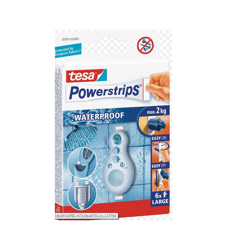 Power Strips Waterproof large, max. 2 kg