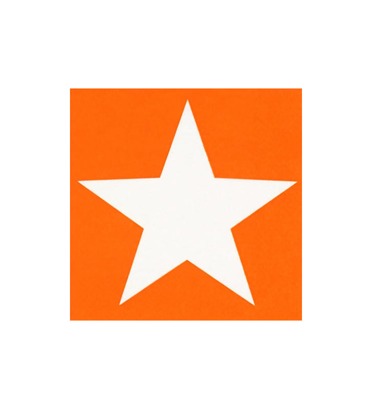 Servietten Ti Flair Bright Star orange, 33cm