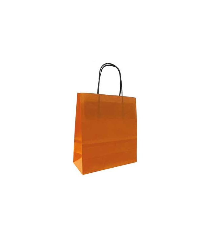 Tragtasche Top Twist orange, 19x8x21cm