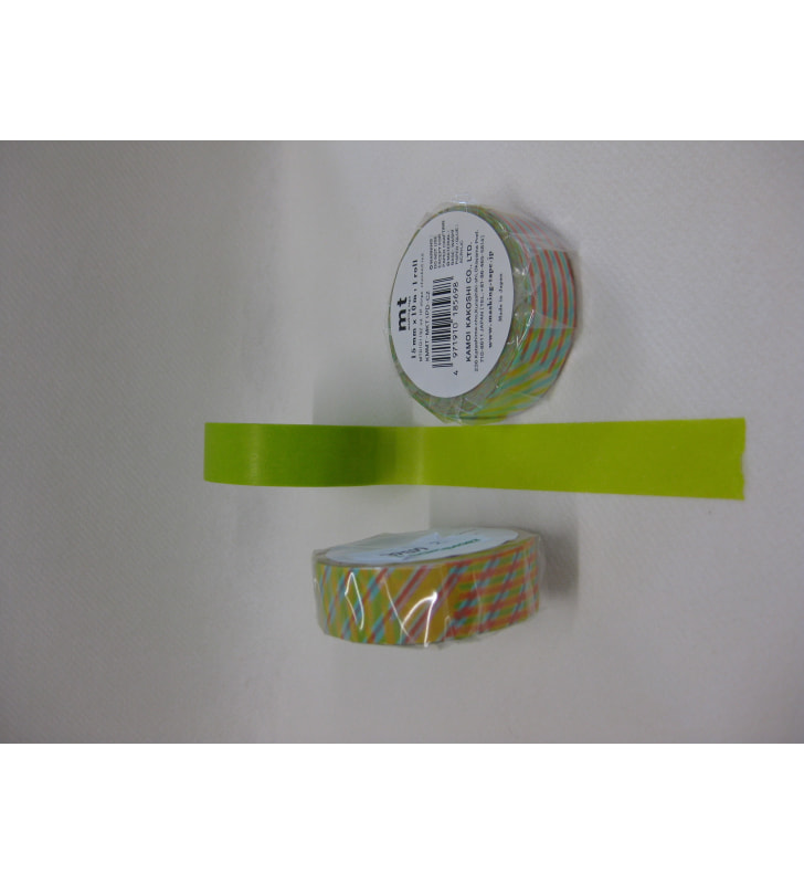 Masking Tape, 15mm x 10m, colour stripes
