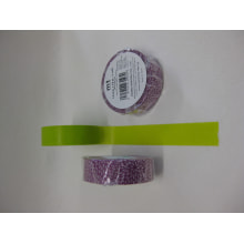 Masking Tape, 15mm x 10m, Leaves purple