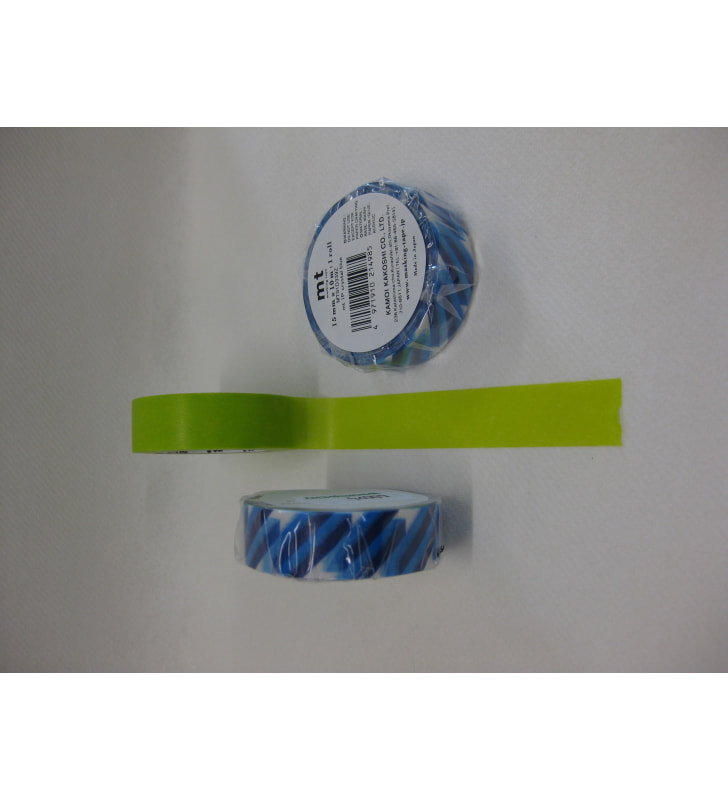 Masking Tape, 15mm x 10m, crystal blue